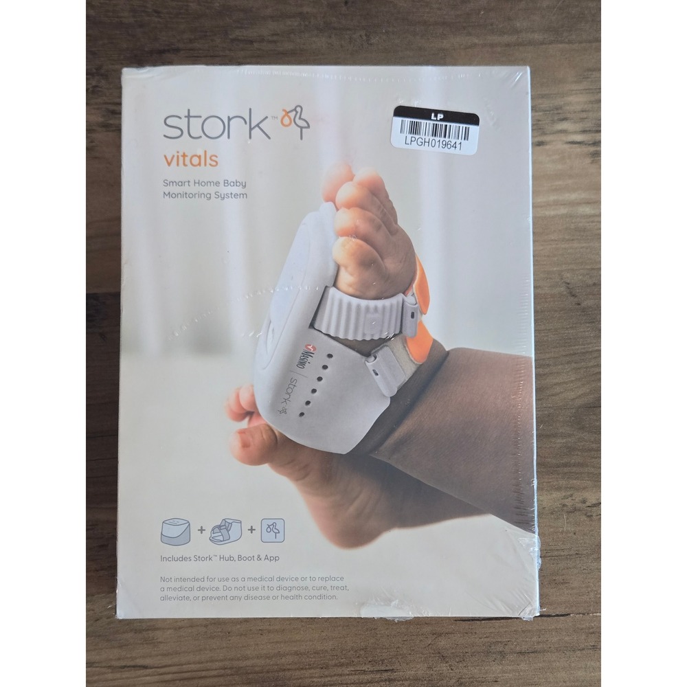 Masimo Stork Vitals Smart Home Baby Monitoring System STRKVTL100W New Sealed
